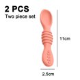 thumbnail image 2 of Cucharas de silicona para bebés Cucharas de alimentación para bebés de primera etapa, 2 of 5