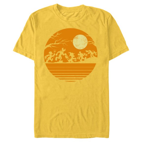 Disney Mickey Mouse and Friends Halloween - Short Sleeve Blended T-Shirt for Adults - Customized-Putty Snow Heather