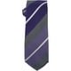 Alfani Mens Warren Stripe Cravate Auto-Attachée, Violet, Taille Unique – image 1 sur 1