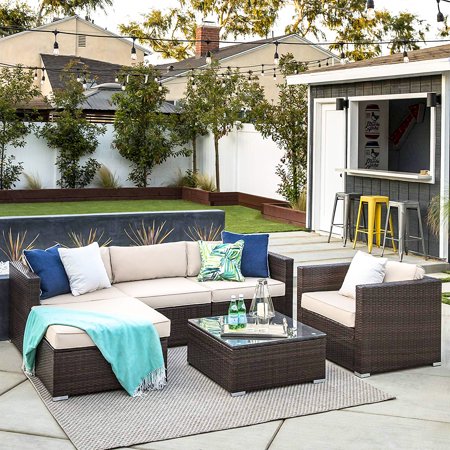 Oakville 6 Piece Made In Usa Outdoor Cushions Patio Furniture Sets