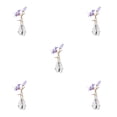thumbnail image 1 of Advancent Estatuilla de flores de cristal Ramos de escritorio Decoraciones de plantas Hogar Día de la madre Type2 NO2, 1 of 6