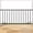 Black + Metal, variant on 32.5 in. Hx 4 ft W Black Metal Stair Railing Kit with Balusters for Residential and Commercial Use