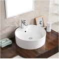 thumbnail image 6 of Karran Usa Vc-401 Valera 18-1/8" Circular Vitreous China Vessel Bathroom Sink - White, 6 of 6