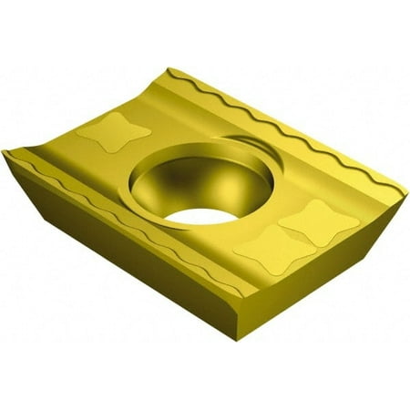 

Sandvik Coromant LDHT190400 ML Grade 1025 Carbide Milling Insert TiCN/TiN Finish 4.7498mm Thick 0.2mm Corner Radius