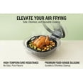thumbnail image 5 of Reusable Silicone Air Fryer Liners for Ninja Crispi Pro 6qt & 2.5qt (AS101CY), 2-Pack Dishwasher Safe Non-Stick Square Pans | Drip-Free Baking, Roasting & Easy Oil Cleanup, 5 of 5