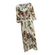 thumbnail image 1 of Mujeres Floral V Zambullirse Maxi para proteger Vacaciones Verano Beige, 1 of 9