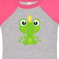 thumbnail image 4 of Inktastic Cute Frog, Green Frog, Frog Prince, Crown Boys or Girls Baby Bodysuit, 4 of 5