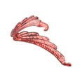 thumbnail image 4 of Unique Bargains 1 Pc Fashion Wavy Edge Hair Clips Hairdo Clip Red, 4 of 5