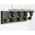 thumbnail image 4 of Progress Lighting Rushton 4-Light Bath Vanity in Brushed Nickel with Clear Glass Shades, 4 of 7