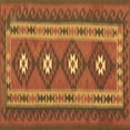 thumbnail image 1 of Ahgly Company Indoor Square Oriental Brown Traditional Area Rugs, 4' Square, 1 of 4