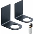 thumbnail image 1 of Piezas Gancho para Dispensador, Soporte para Dispensador de Jabón Montado en la Pared, Soporte para Bomba de Jabón, Soporte para Dispensador de Champú, Soporte para Champú de Acero Inoxidable Negro, 1 of 5