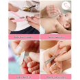 thumbnail image 5 of Lictin Baby Grooming Kit, 13 in 1 Portable Newborn Nursery Safety Health Care Set with Thermometer, Brush, Nail Clippers, Baby Care Kit for Baby Girls, Pink, 5 of 9