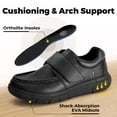 thumbnail image 5 of FitVille Extra Wide Walking Shoes for Men Leather Oxford Comfortable Dress Business Casual Shoes Sneakers, 5 of 6
