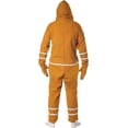 thumbnail image 2 of California Costumes Gingerbread Man Adult Fleece Jumpsuit Costume | X-Large Unisex, 2 of 2