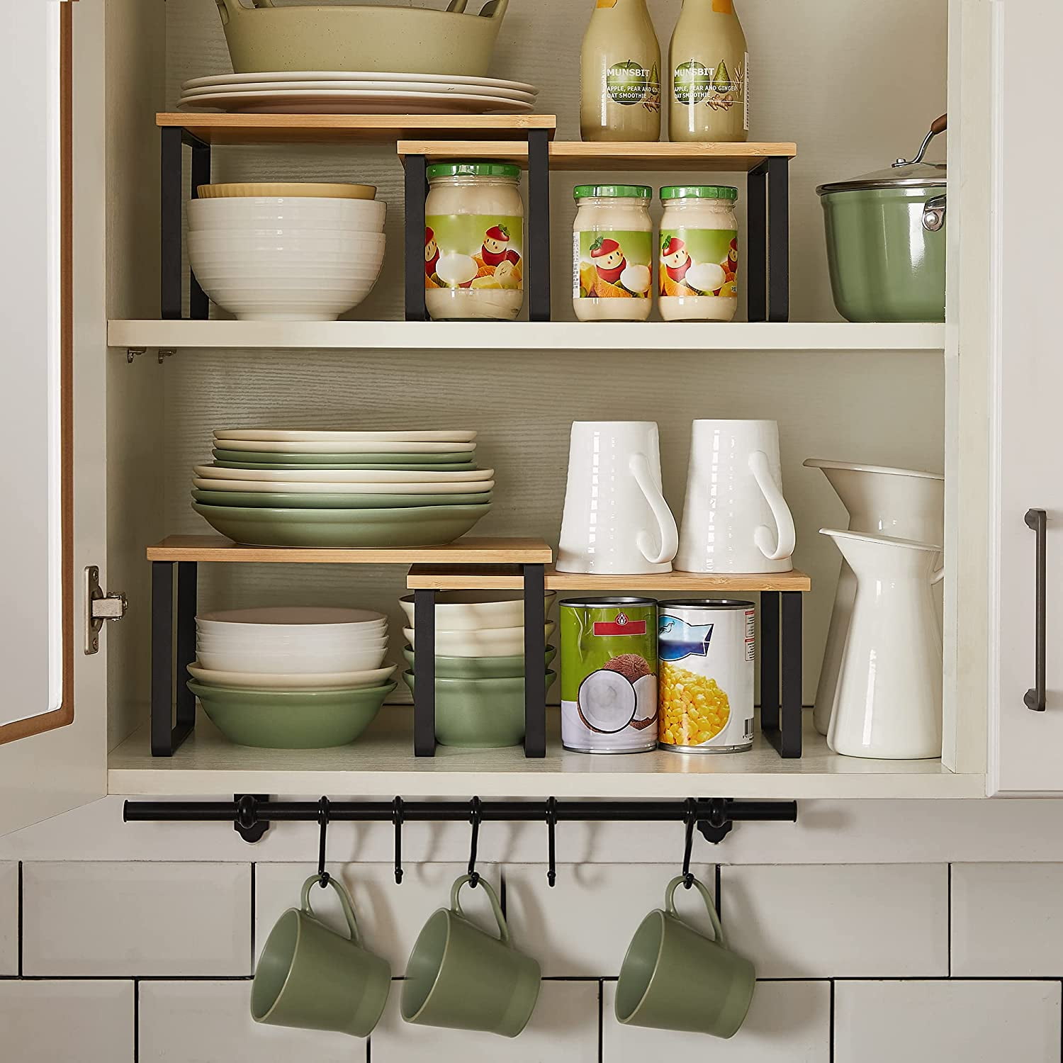 SONGMICS Cabinet Organizer Shelf
