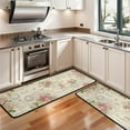 thumbnail image 3 of Kitchen Rugs Sets Of 2,Pioneer Flower Floral Print Pattern Anti Fatigue Kitchen Mat Rugs Non Slip Washable,Decorative Kitchen Floor Mats for Kitchen,Sink,Laundry,17"x47"+17"x47", 3 of 5