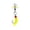 C, variant on Kiddiway Fishing Lures Spinner Baits Propeller - Rotating Flashy Spoon with Imitation Grub Hook, Crappie Hook, and Bread Worm Fake Bait for Freshwater Fishing