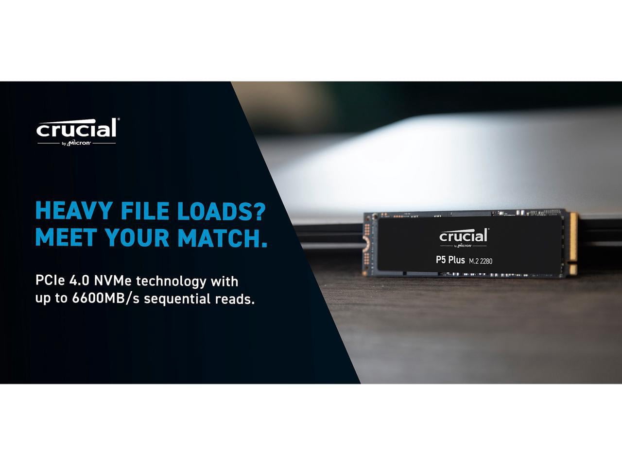 Crucial P5 Plus 1TB M.2 2280 PCI-Express 4.0 x4 NVMe 3D Internal