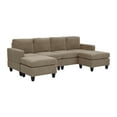 thumbnail image 3 of Sectional Sofas Savannah Modular Corduroy Sectional Sofa with Ottoman,Large Sectional Couches, 3 of 9