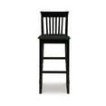 thumbnail image 2 of Linon Nataly 31" Indoor Wood Bar Stool, Black, 2 of 16