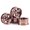 Coffee, variant on M Buder 4pcs Aluminum Alloy Wheel Hub Set for 1/10 Scale Flat Running Drift RC Cars, 52mm / 2.05 inches Diameter, Coffee Brown