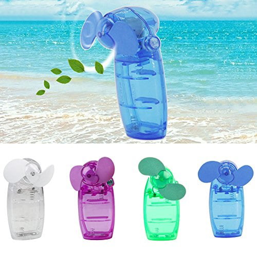 Mini Portable Pocket Fan Cool Air Hand Held Battery Travel Holiday Blower Cooler 