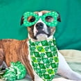 thumbnail image 5 of 2Pcs Dog Bandana Scarf - Durable Nylon Spandex Pet Bib, Triangle Towel for Festive Occasions, Stylish Holiday Accessory, Washable & Multi-Purpose Dog Scarf, 5 of 5