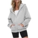 thumbnail image 1 of Chaquetas y abrigos casuales con capucha de manga larga Cárdigan con cremallera para mujer Abrigo tipo suéter con capucha Abrigo/chaqueta casual con capucha de manga larga Abrigo para mujer, 1 of 6
