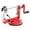 Red, variant on Yucurem Potato Spiral Cutter Chips Stainless Steel Vegetable Slicer Kitchen Tools Kitchen Supplies (Red)