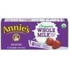 Annie's Organic Summer Strawberry Whole Milk Yogurt Tubes, 2 Oz., 8 Tubes