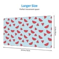 thumbnail image 3 of Kdxio Watermelon Print Large Gaming Mouse Pad,Non-Slip Base,Water Resist Keyboard Pad for Gamer,Office & Home,29.5 x 15.8 in, 3 of 9