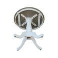 thumbnail image 6 of International Concepts 30" Round Solid Wood Gray Table-Dining Height, 6 of 9