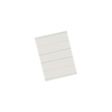 Picture Story Paper, 3/4 Inch Rule, 3/8 Inch Skip, 18 x 12 Inches, 500 Sheets