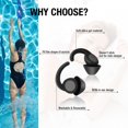 thumbnail image 5 of Tapones para los oídos para dormir - Tapones para los oídos con cancelación de ruido - Tapones para los oídos de silicona súper suave con 2 pares de puntas para los oídos, L, 5 of 5