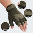 thumbnail image 3 of Guantes de medio dedo transpirables Ultimate Outdoor Adventure Gear para ciclismo, senderismo y escalada, 3 of 5