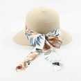 thumbnail image 3 of Womens Sun Summer Hat Foldable Roll Up Floppy Beach Hats UPF50 Caps, 3 of 6