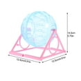 thumbnail image 4 of POPETPOP Hedgehog Toy Hamster Ball with Stand - 12cm, 4 of 6