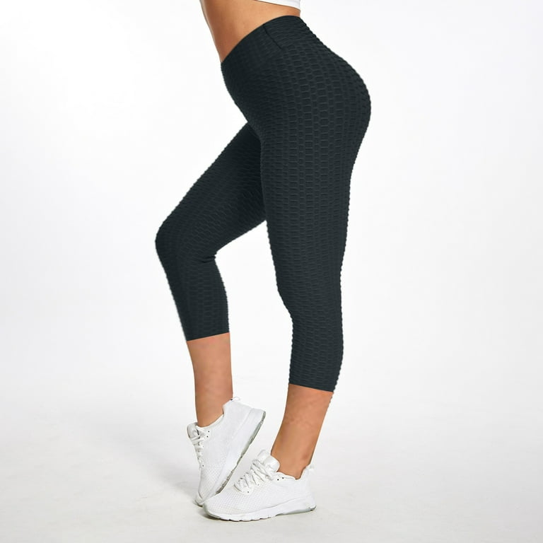 Nike, Pants & Jumpsuits, Nike Wide Leg Capris Leggings Womens Medium  Black Stretch Athletic Athleisure