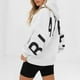 thumbnail image 5 of Fashiona Sudadera con capucha y estampado de letras para mujer(Compre 2 y ahorre 10%), 5 of 6