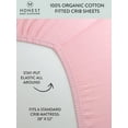 thumbnail image 2 of Honest Baby Clothing Organic Cotton Boy/Girl Fitted Crib Sheet, 2 of 5