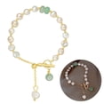 thumbnail image 2 of FENOHREFE Women Fashion Bracelet Unique Pearls Bracelet Women Daily Bracelet Creative Wrist Jewelry for Daily Wear or Event, 2 of 7