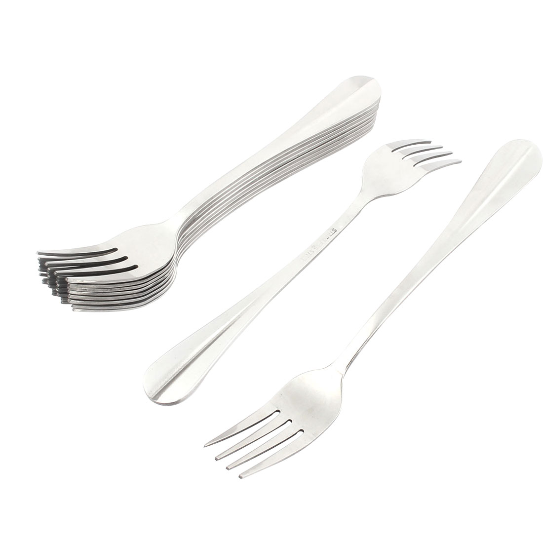 10pcs Dinner Metal Tableware Flatware Serving Fork 7 Inches Long