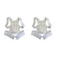 thumbnail image 3 of Vogacara corrector de postura profesional buena elasticidad hombro brace soporte de espalda baja ajustador enderezador mujer blanco / m Blanco/M 2piezas Vogacara CBP442105, 3 of 6