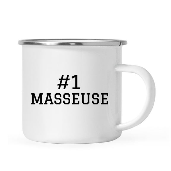 Koyal Wholesale Campfire Coffee Mug Thank You Gift, #1 Masseuse, Set of 1