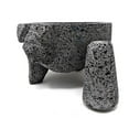 thumbnail image 1 of Alondra's Imports Mexican Heavy Duty Molcajete Pig Head Mortar & Pestle (2 Pack), 1 of 6