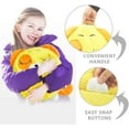 thumbnail image 4 of NETSENG Kids Sleeping Bag With Pillow, Children's 2 In 1 Pillow Sleeping Bag, Foldable Cartoon Animal Sleeping Bag, For Children To Play And Camp (1pcs, Yellow）, 4 of 4