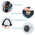 thumbnail image 7 of FORMRS Women's Travel Backpack Purse Anti-Theft Hidden Pockets Casual Shoulder Bag, Pink Geometric, 7 of 7