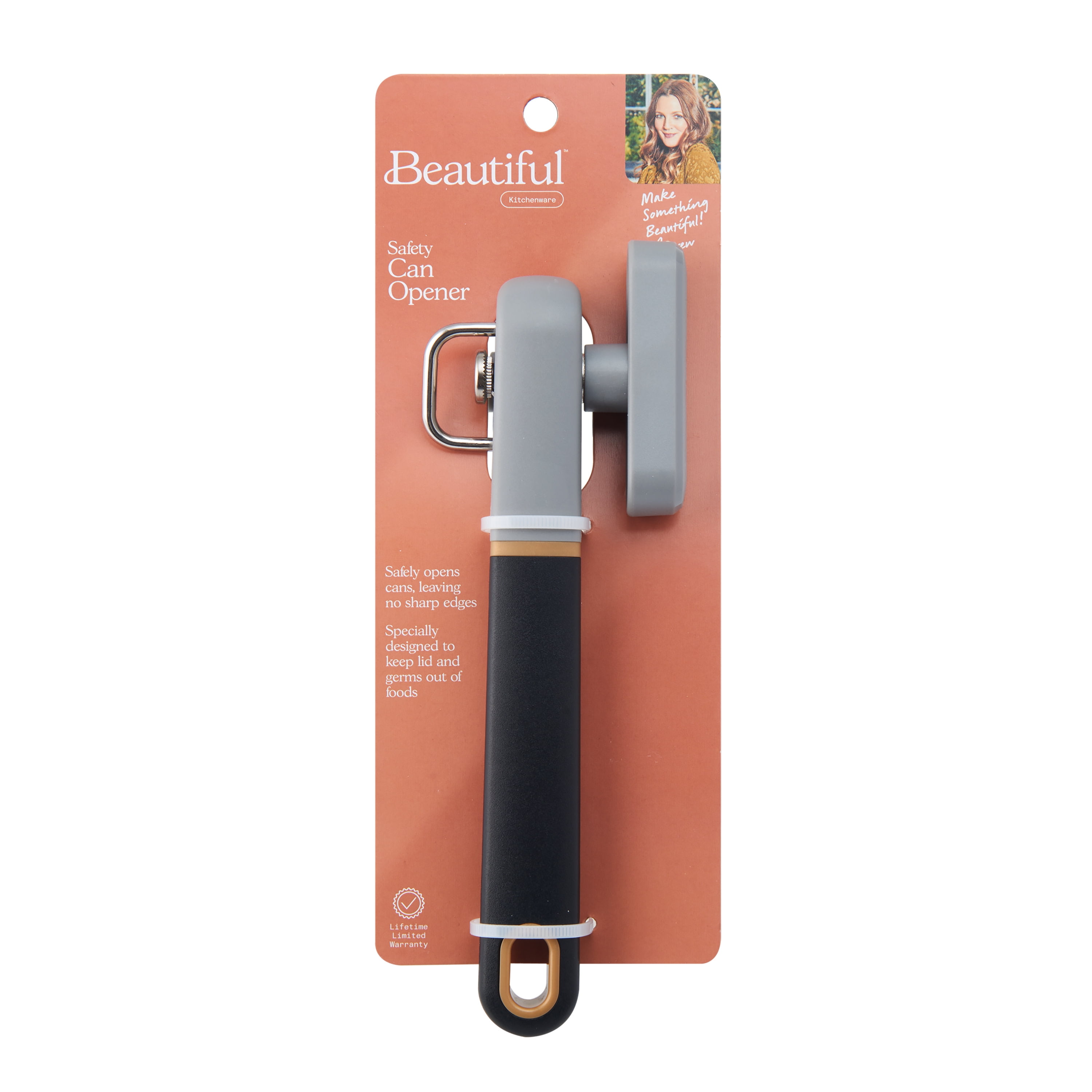 Smooth Edge Safe Cut Can Opener - No Sharp Edges or Cuts