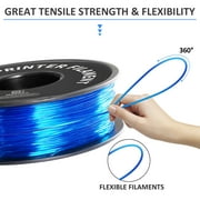 Geeetech TPU Filament 1.75mm 3D Printer Consumables , 1kg Spool (2.2 lbs.), Dimensional Accuracy +/- 0.03 mm blue