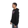 thumbnail image 3 of Victorious Men's Iridescent Bull Fleece Pullover Graphic Hoodie JK5032 - Black - Small - II14A, 3 of 5